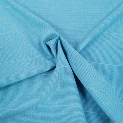 La rayure cationique tricotent poly du tissu 170gsm de Spandex de polyester tissé