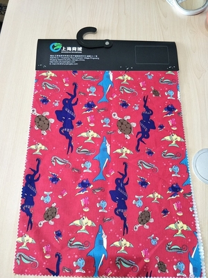 240t Microfiber Sublimation Printed Fabric 120gsm Peached Twill