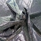 Solid 65GSM Polyester Taffeta Fabric 290t Hot Silver Foil