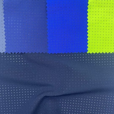 92%Polyester 8%Spandex 110-115GSM 4-way spandex hole fabric